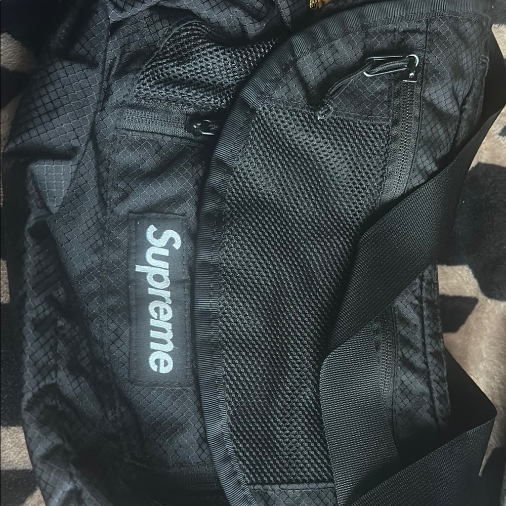 Supreme Black Backpack